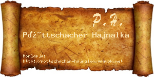 Pöttschacher Hajnalka névjegykártya